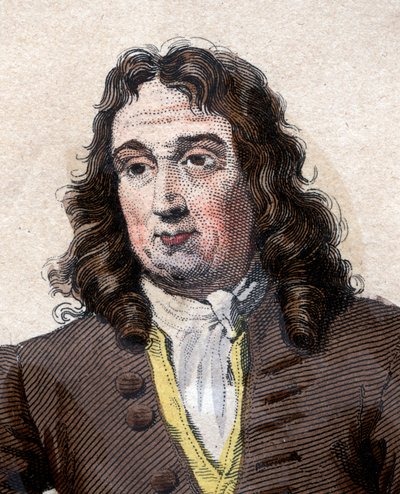 Portrét Pierra Pugeta (1620-1694), francouzského malíře, sochaře, architekta a inženýra. od French School
