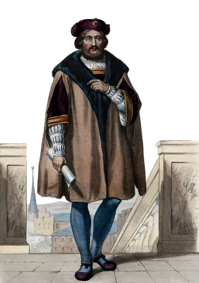 Portrét Pierra de Ronsarda (1524-1585), francouzského básníka. od French School