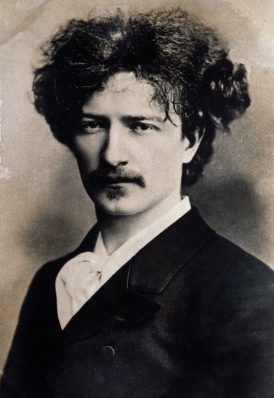 Portrét polského skladatele Ignacyho Jana Paderewského (1860-1941) od French School