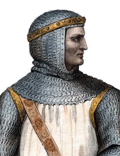 Portrét Rolla (Roberta I.) (860-c.927-933), vůdce Vikingů a vévody z Normandie. od French School