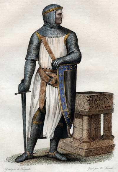 Portrét Rolla (Roberta I.) (860-c.927-933), vůdce Vikingů a vévody z Normandie. od French School