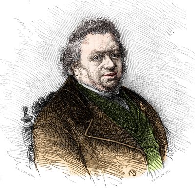 Portrét Saintine (Xavier Boniface de Saintine od French School