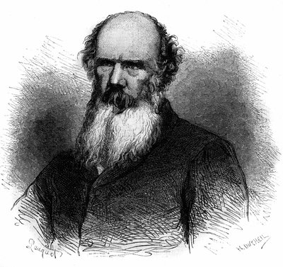 Portrét Samuela Charters Macphersona (1806-1860), britského vojáka a politika. Rytina z roku 1868. od French School