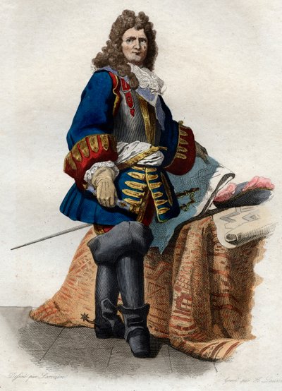 Portrét Sebastiena le Prestre, markýze de Vauban (1633-1707), maršála Francie. od French School