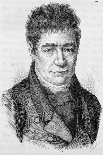 Portrét Silvestre de Sacy - v „“Dějinách Francie““ od Henriho Martina od French School