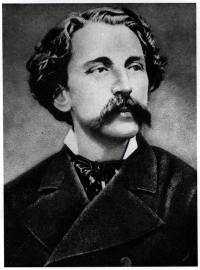 Portrét Stephana Mallarmea (1842-98), asi 1873 od French School