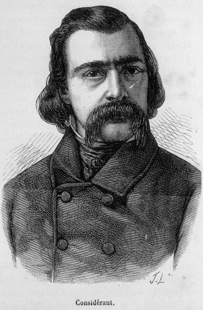 Portrét Victora Recitala (1808 - 1893) francouzského filozofa a ekonoma - v „“L