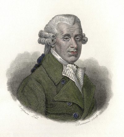 Portrét Williama Hawese (1736-1808), anglického lékaře. V ""Portréty užitečných mužů"" od French School