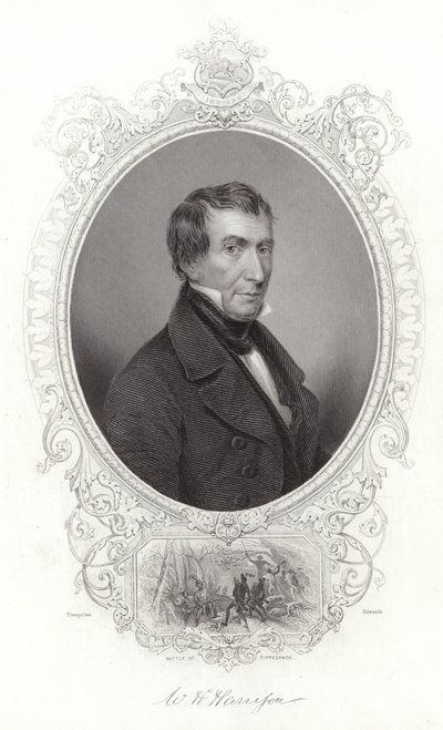 Portrét Williama Henryho Harrisona od French School