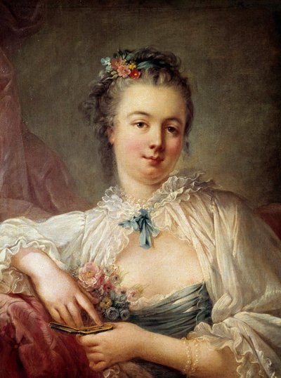 Portrét ženy Malba francouzské školy 18. století, Paříž, Musee Cognacq Jay od French School