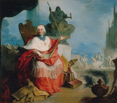 Portrét kardinála Louise Antoina de Noailles (1651-1729), arcibiskupa Paříže od French School