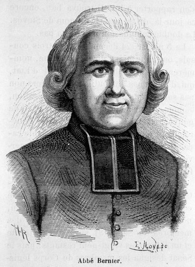 Portrét abbého Berniera, francouzského preláta (1762-1806) od French School