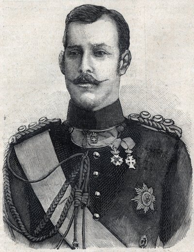 Portrét řeckého korunního prince (který se stal Jiřím I. Řeckým od French School
