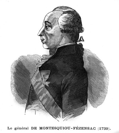 Portrét markýze Anne Pierre Comte de Montesquiou Fezensac (Montesquiou-Fezensac od French School