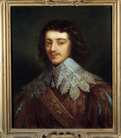 Portrét markýze de Cinq Mars (Henri Coiffier de Ruze od French School