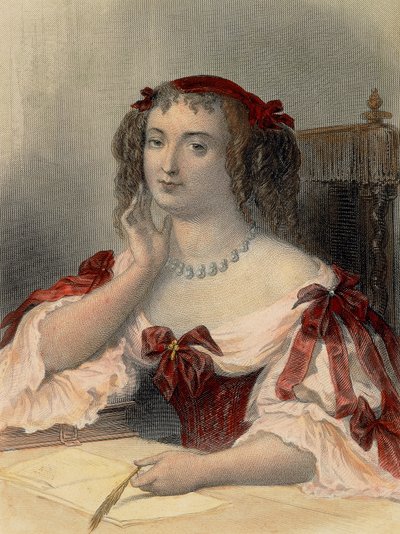 Portrét markýzy de Sevigne od French School