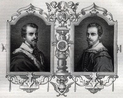 Portréty Horacea (Orazio 1531-1553) a Octave Farnese Octave (Ottavio od French School