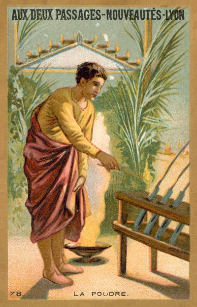 prášek (chromolitho) od French School