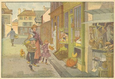 Přípravy na párty (color litho) od French School