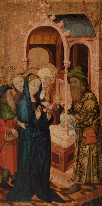 Představení Krista v chrámu, 1400 od French School