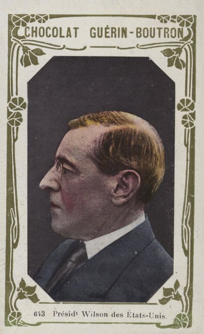 Prezident Wilson Spojených států (barevné foto) od French School