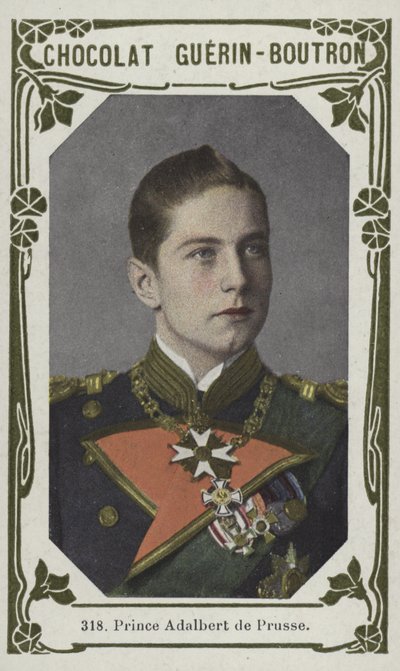 Princ Adalbert de Prusse (barevná fotografie) od French School