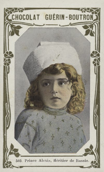 Princ Alexis, Heritier de Russie (barevná fotografie) od French School