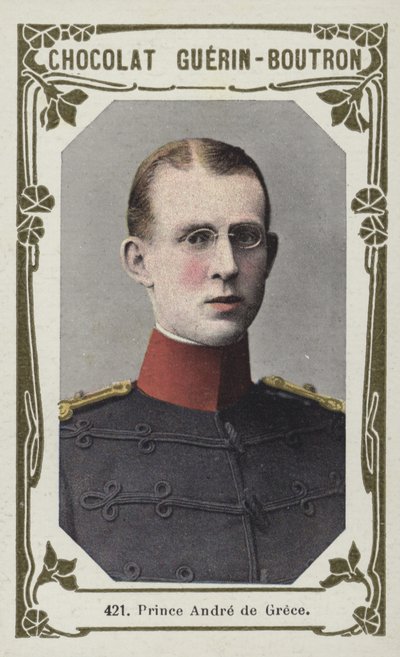 Řecký princ Andre (barevná fotografie) od French School
