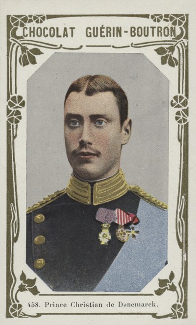 Princ Christian de Danemark (barevná fotografie) od French School