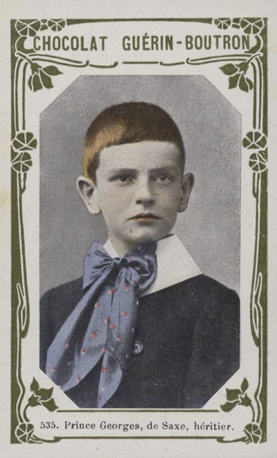 Prince Georges, de Saxe, dědic (barevná fotografie) od French School