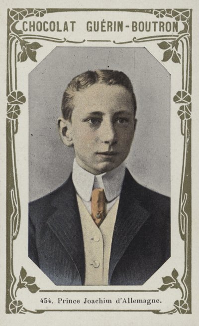 Princ Joachim dAllemagne (barevná fotografie) od French School