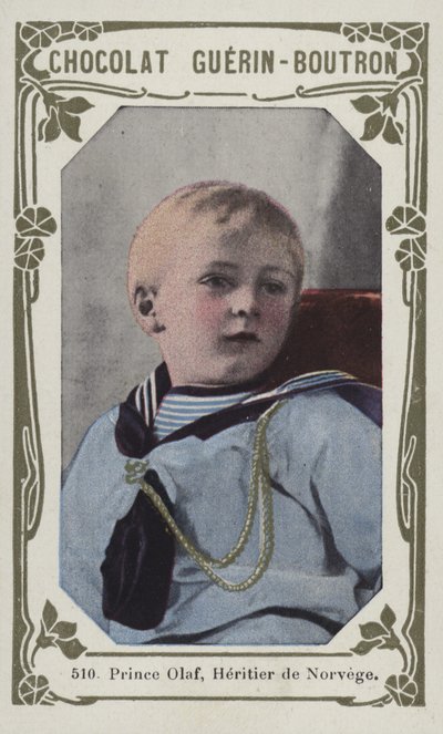 Princ Olaf, Heritier de Norvege (barevná fotografie) od French School