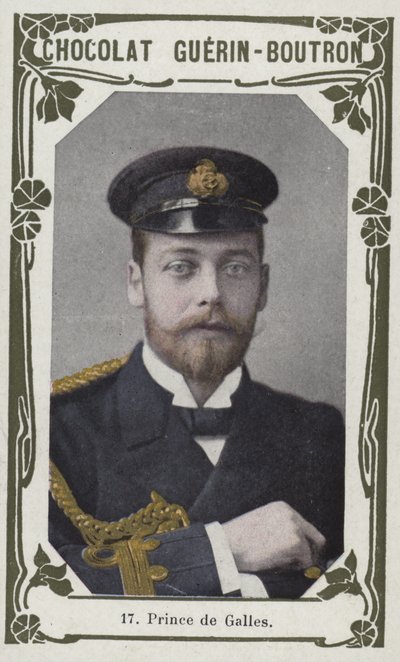 Prince de Galles (barevná fotografie) od French School