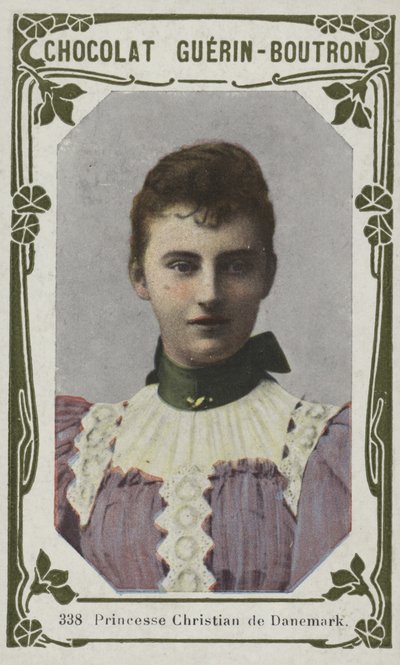 Dánská princezna Christian (barevná fotografie) od French School