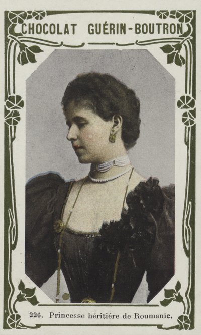 Rumunská korunní princezna (barevná fotografie) od French School