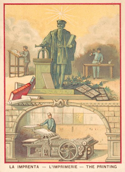 Tisk (chromolitho) od French School