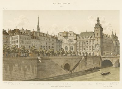 Quai aux Fleurs, 1855 od French School