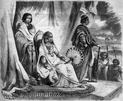 Královna Ranavalo Manjaka I (Ranavalona od French School