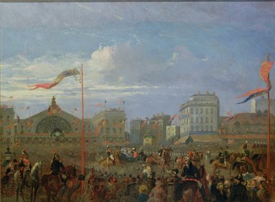 Královna Viktorie (1819-1901) Příjezd na Gare de l
