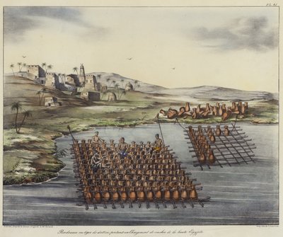 Vory nesoucí džbány v Egyptě od French School