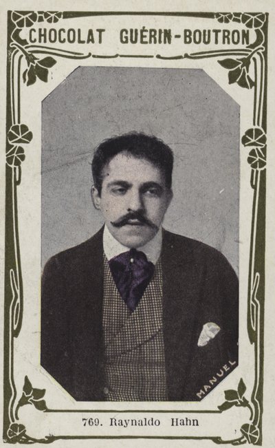 Reynaldo Hahn (barevná fotografie) od French School