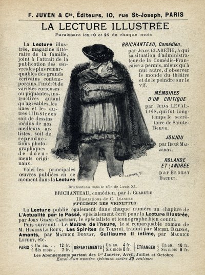 Ilustrované čtení. Publikováno v "Tales de Pantruche et d