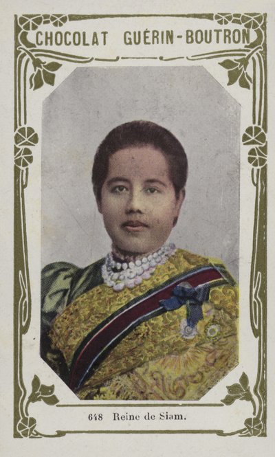 Reine de Siam (barevná fotografie) od French School
