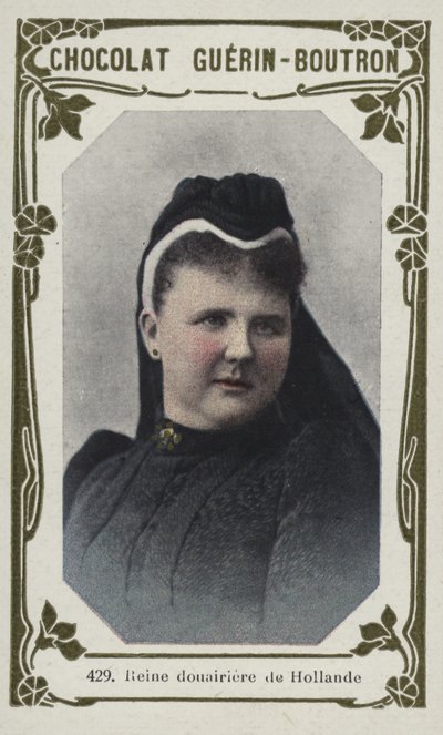 Vdova královna Holandska (barevná fotografie) od French School