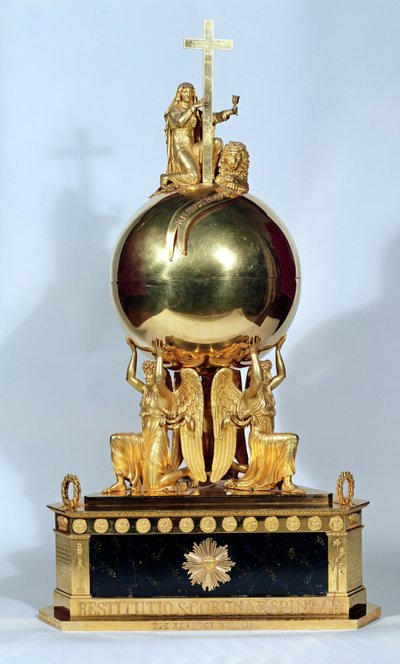 Relikviář z trnové koruny, 26. října 1804 (zlato) od French School