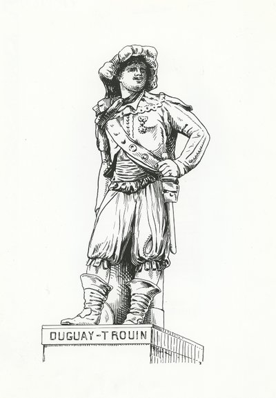 René Duguay-Trouin (rytina) od French School