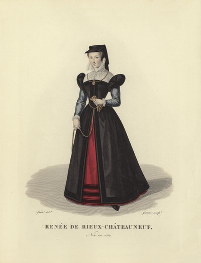 Renée de Rieuf, La Belle Chateauneuf od French School