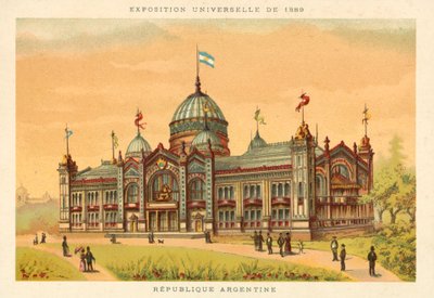 Argentinská republika, výstava Universelle 1889, Paříž od French School