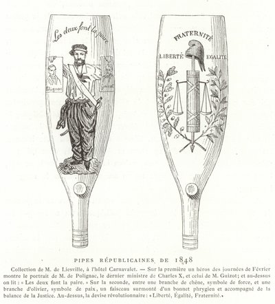 Republikánské dýmky, revoluce 1848, Francie od French School