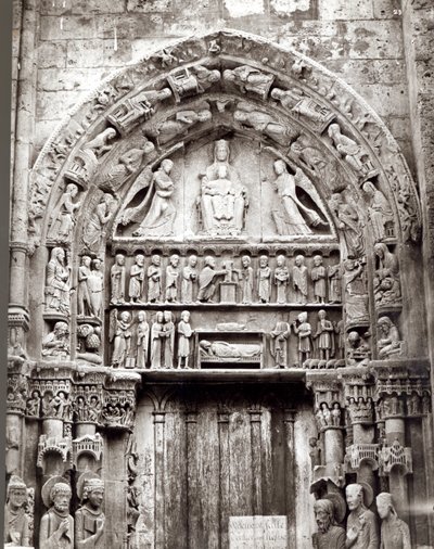 Pravá zátoka Royal Portal, polovina 12. století od French School